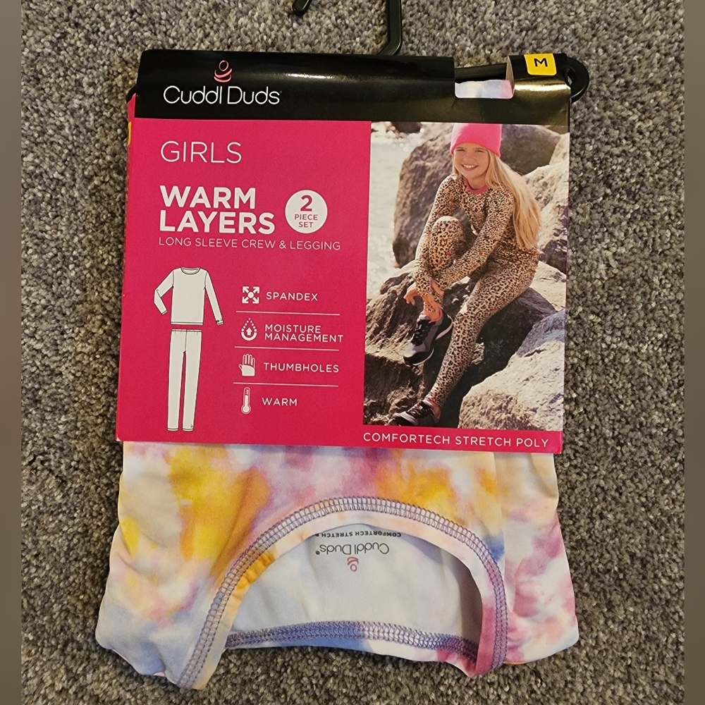 Cuddl Duds Girls Warm Layers Set